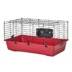 Image de Cage grand rongeur Ambiente beige/rouge 80x50x43cm