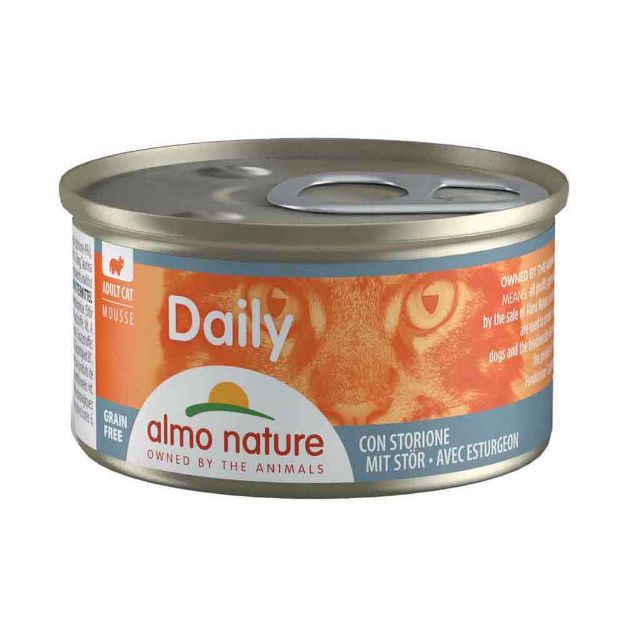 Image de Daily Cats 85g Mousse avec esturgeom