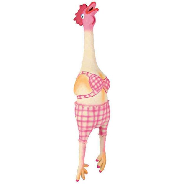 Image de Poule, son original, latex/fibre de polyester