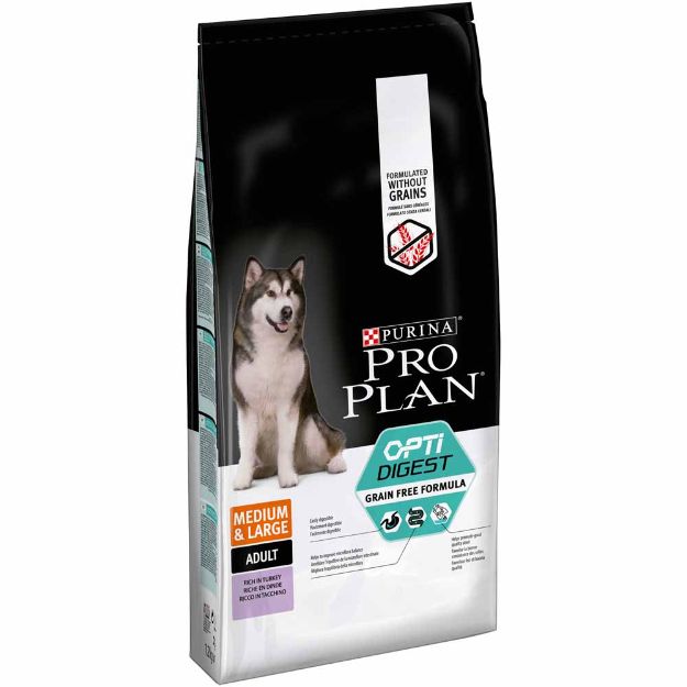 Image de Pro Plan Medium&Large Adult OPTIDIGEST Grain Free 12kg