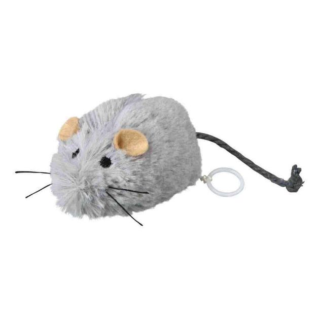 Image de Souris frétillante, en peluche, catnip