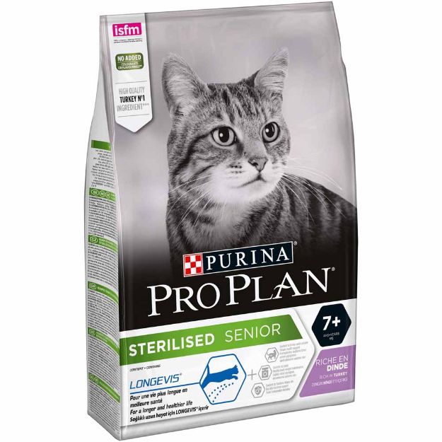 Image de Pro Plan Cat Sterilised Senior 7+ Dinde 3kg