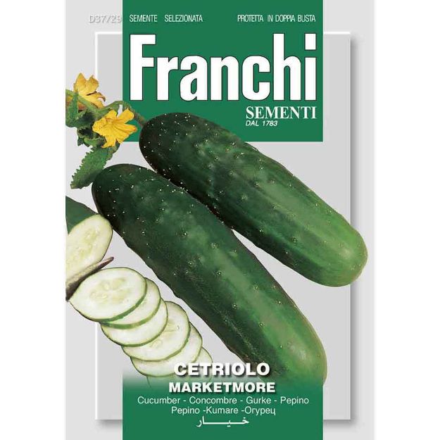 Image de Graines concombre cetriolo marketmore - Franchi