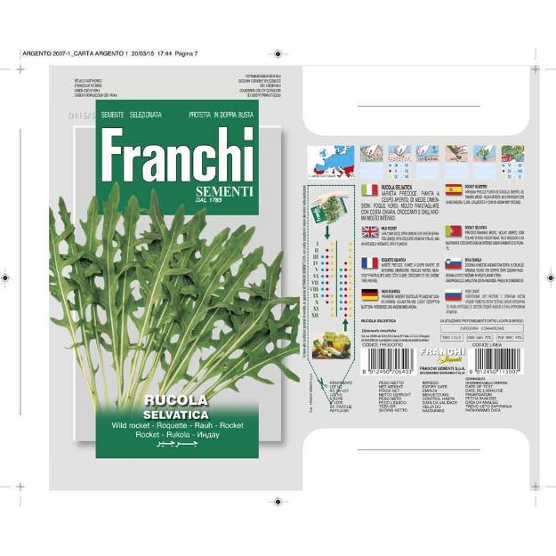 Image de Graines roquette rucola selvatica - Franchi