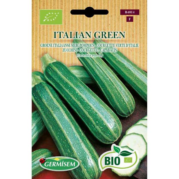 Image de Graines bio de courgette vert clair d'italie