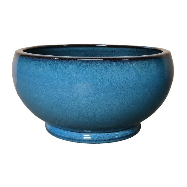 Image de Pot Noble Bowl Low Antic Blue D28H14