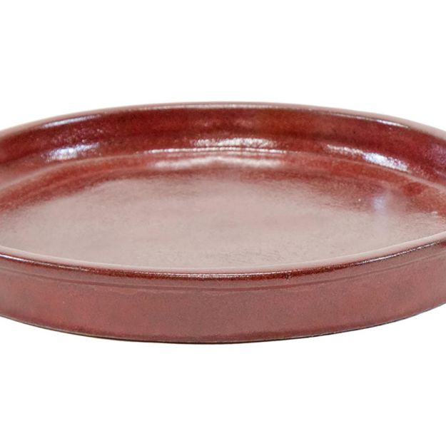 Image de Soucoupe Noble Saucer 60 Oxblood D54H6.6