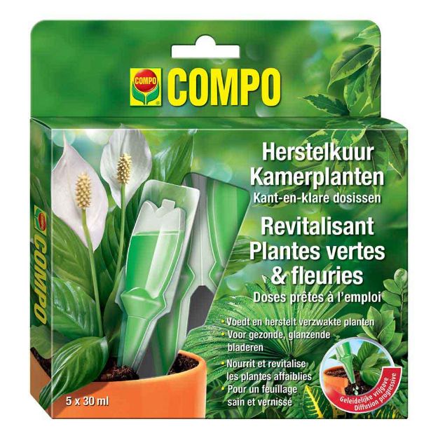 Image de COMPO REVITALISANT PLANTES VERTES & FLEURIES  (5 x 30 ML)