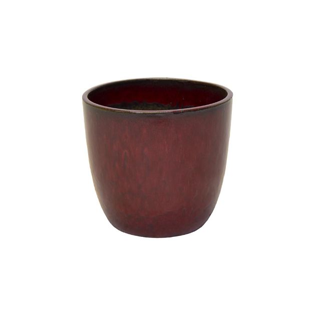 Image de Pot Noble Egg Oxblood D30H27