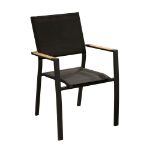 Image de Fauteuil GAMES empilable GRAPHITE/NOIR