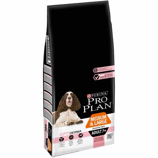 Image de Pro Plan Medium Large Adult 7+ sensit Skin 14kg Saumon