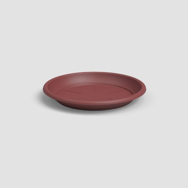 Image de SOUCOUPE RONDE 18CM ROUGE FONCÉ