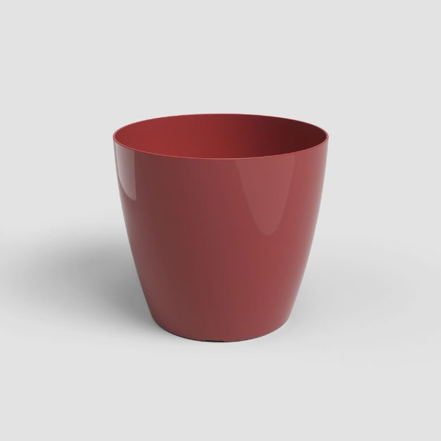 Image de POT SAN REMO BRILLANT 18CM ROUGE FONCÉ