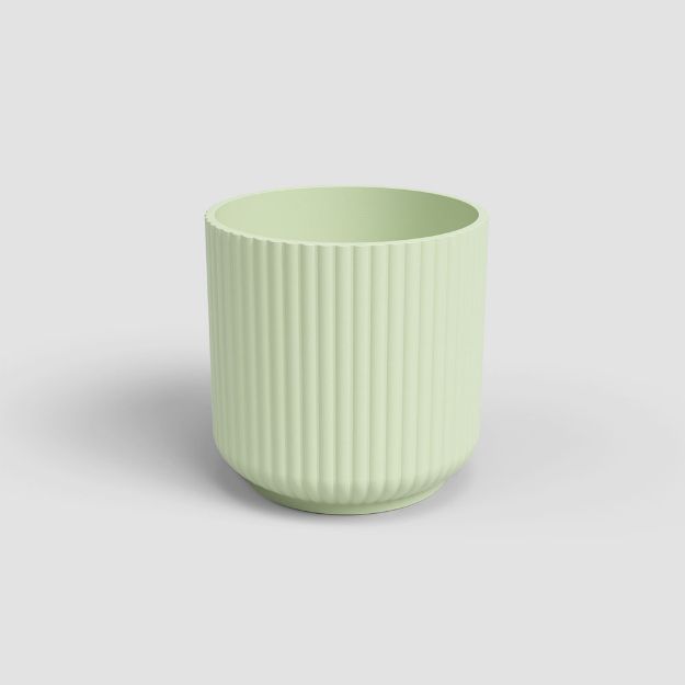 Image de CACHE-POT LUNA 9CM VERT CLAIR